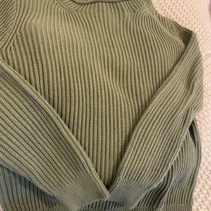 Cotton roll neck sweater